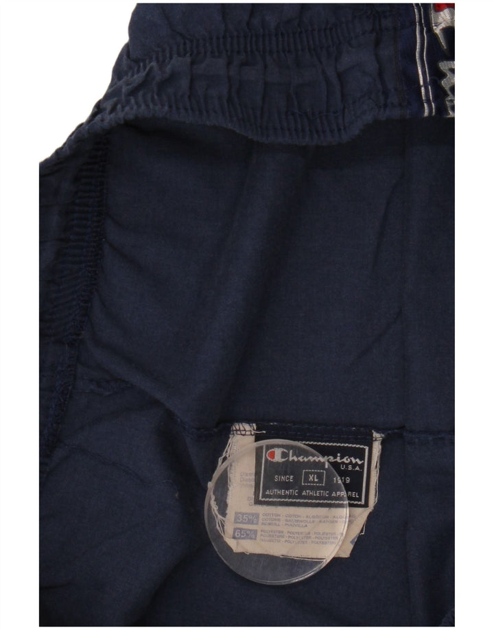 Champion Herre grafiske sportsshorts XL marineblå polyester