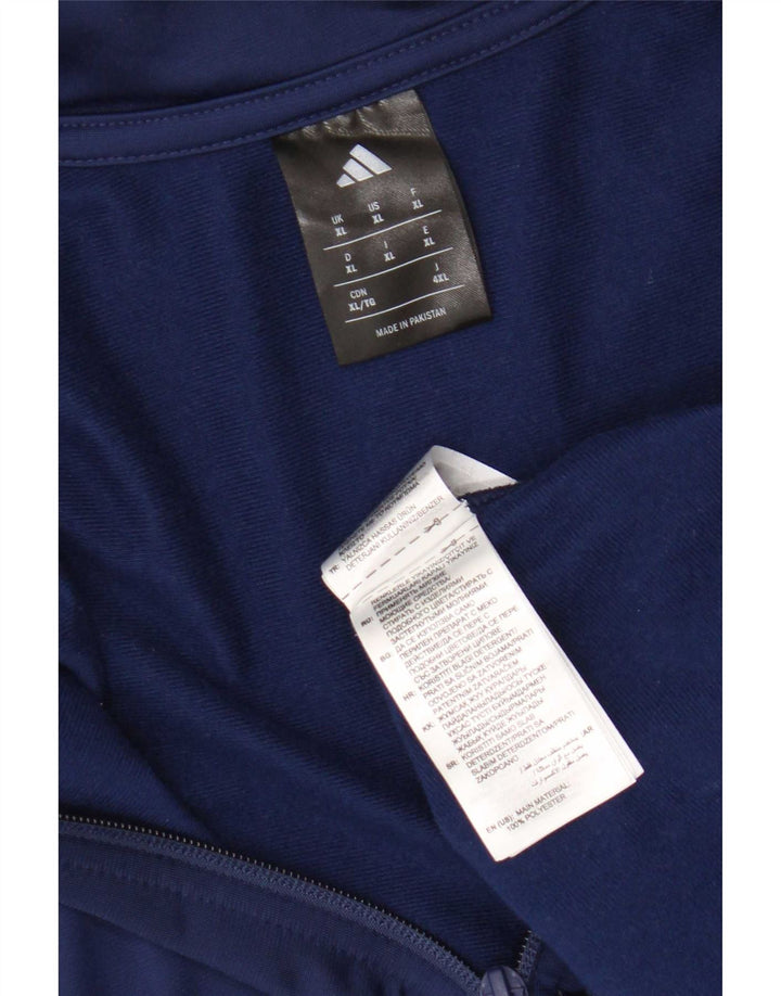 Adidas Træningsdragt til mænd Topjakke XL Marineblå Polyester