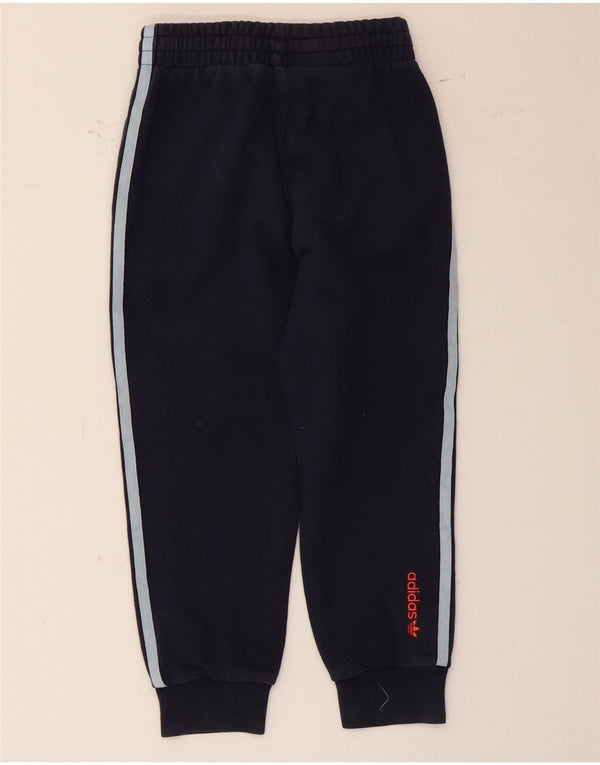 Adidas Drenge Træningsdragt Bukser Joggers 5-6 År Marineblå Bomuld