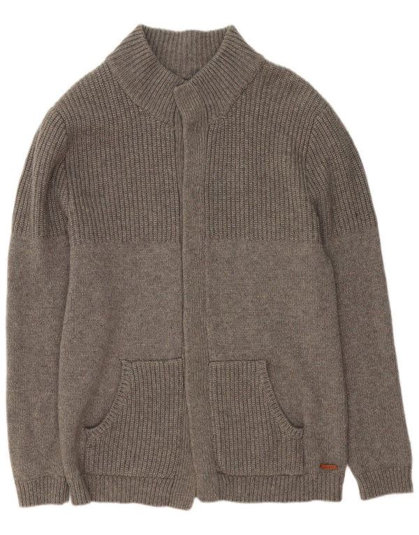 Guess Herre Cardigan Sweater XL Grå Uld