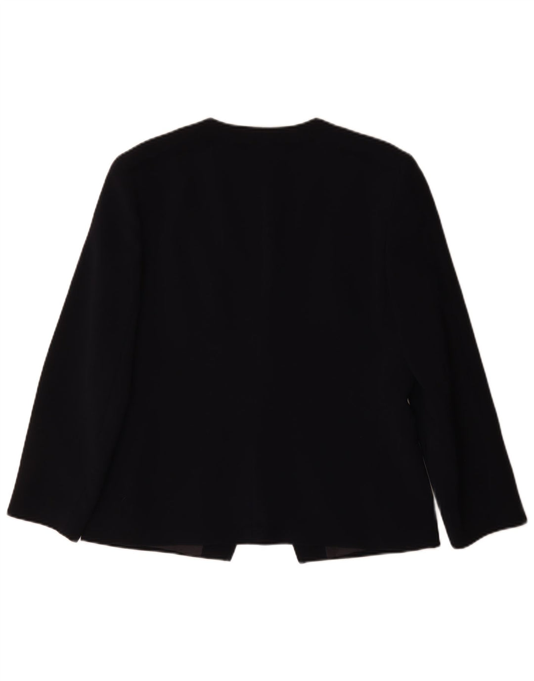 Krizia Poi Dame Blazer Jacket IT 48 XL Navy Blue Polyethylene