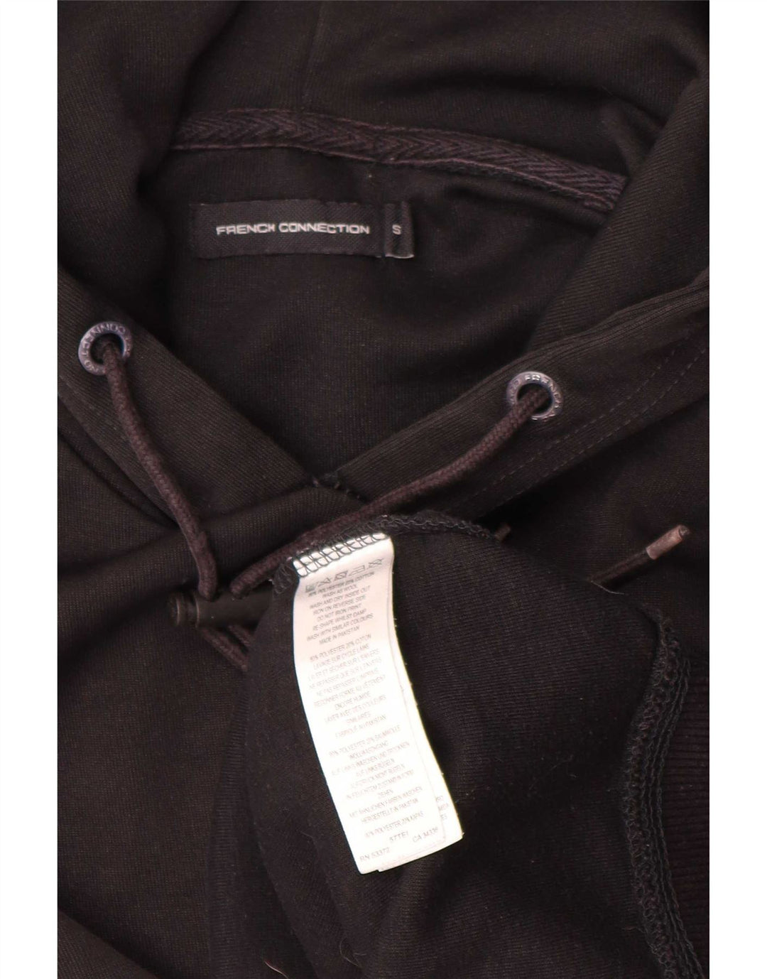 French Connection Herre-hættetrøje Jumper Small Black Polyester