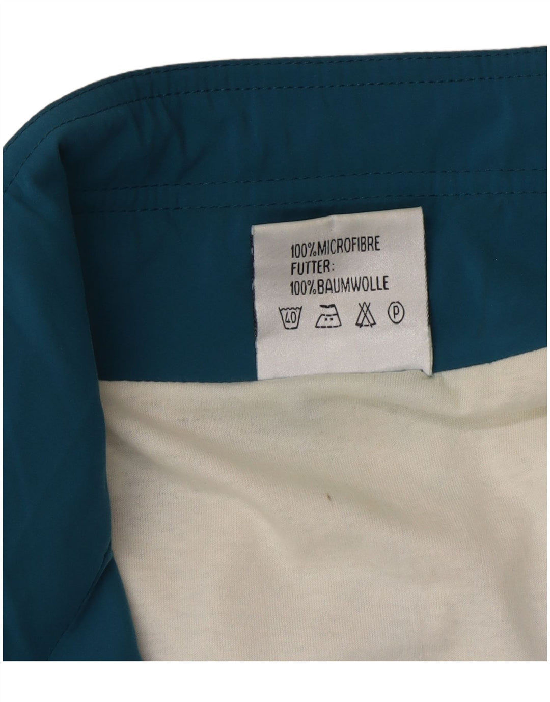 Vintage træningsdragt til mænd Topjakke Large Blue Colourblock Microfibers