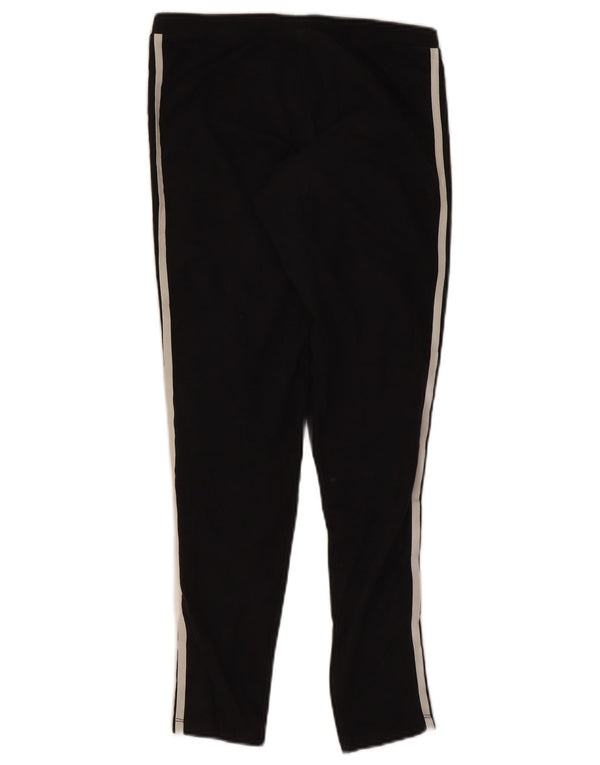 Adidas Dame Leggings UK 14 Medium Sort Bomuld