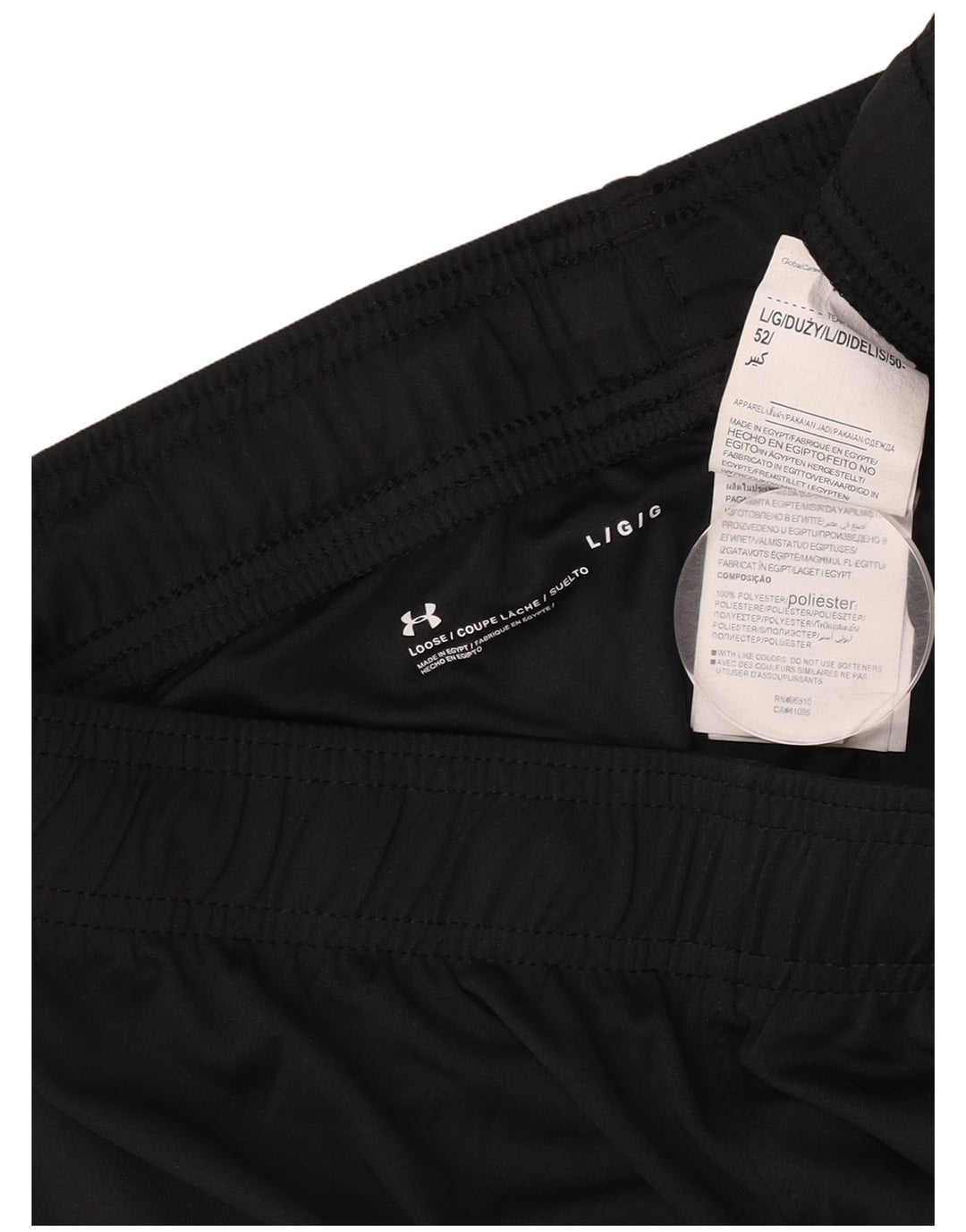 Under Armour Herre Sportshorts Large Navy Blue Polyester