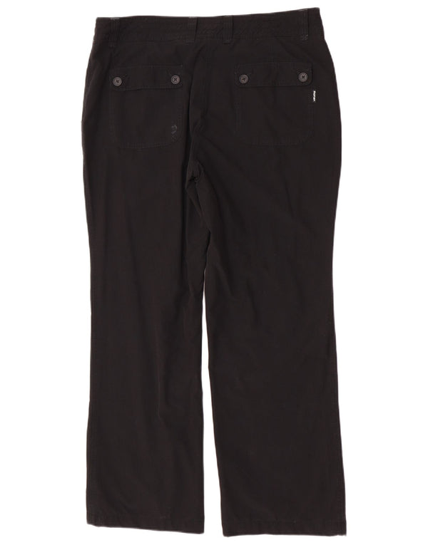 Rohan Lige Chinobukser til kvinder UK 14 Large W34 L29 Sort Polyester