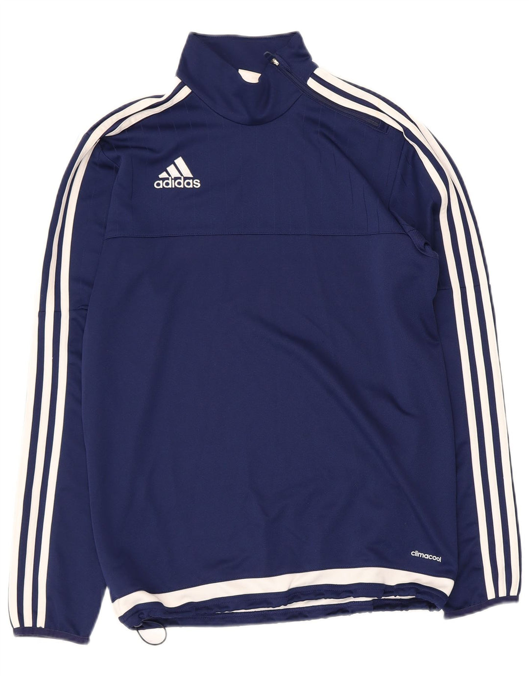 Adidas Herre Climacool Pullover Træningsdragt Top Small Navy Blue Colourblock