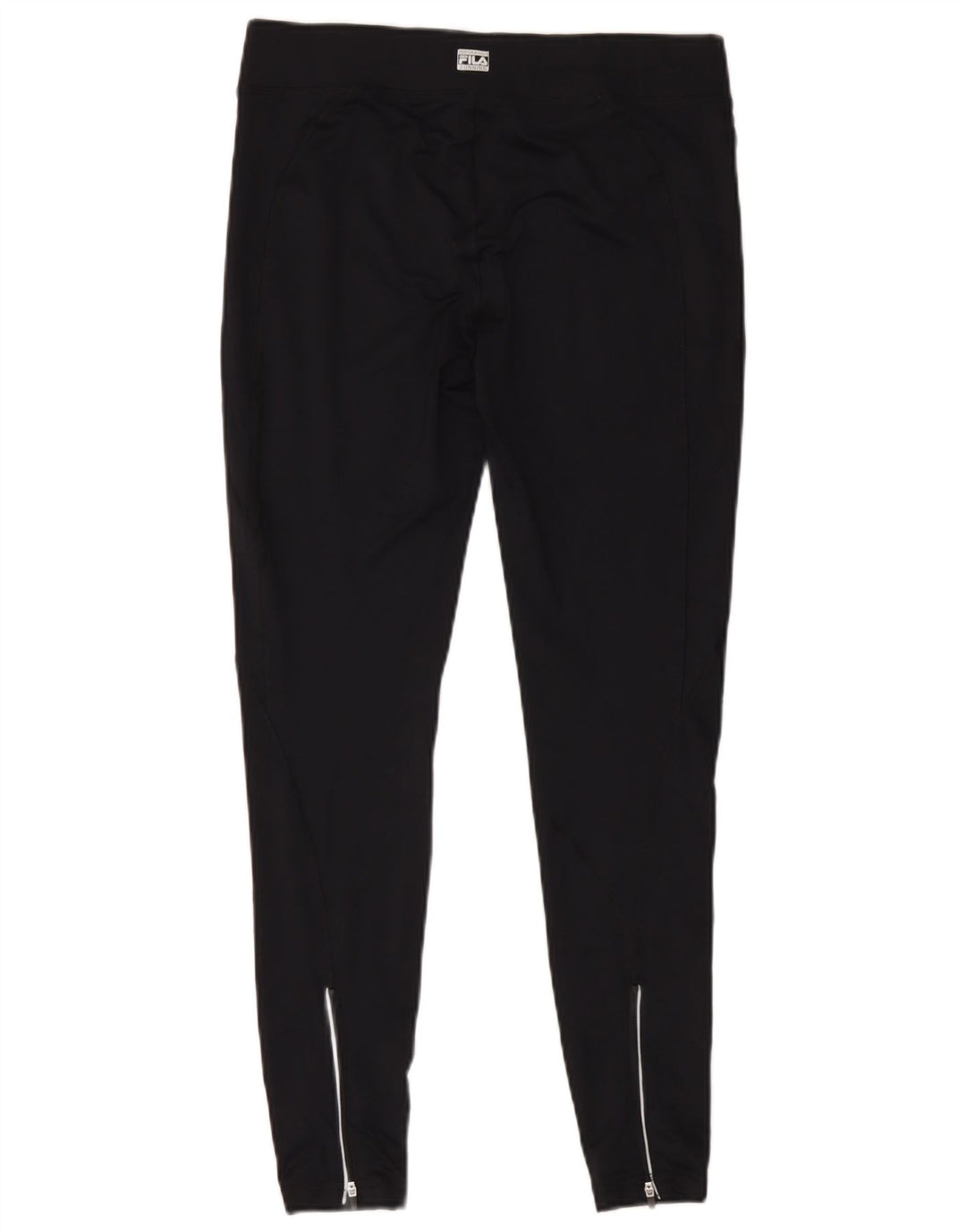 Fila Womens Leggings UK 14 Medium Black Polyester