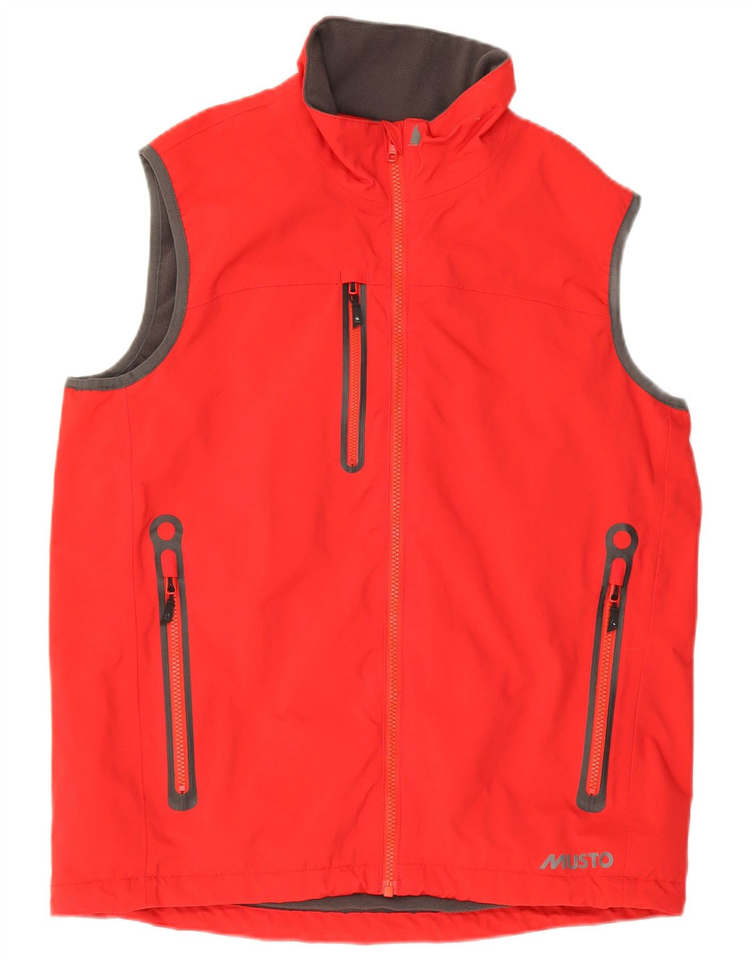 Musto Herre Gilet UK 38 Medium Rød Polyamid