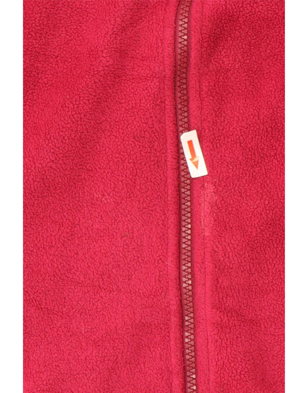 Columbia Dame Liner Fleece Jakke UK 14 Medium Rød Polyester
