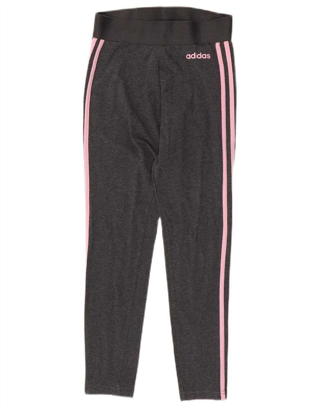 ADIDAS Dame Leggings UK 4/6 XS Grå Bomuld