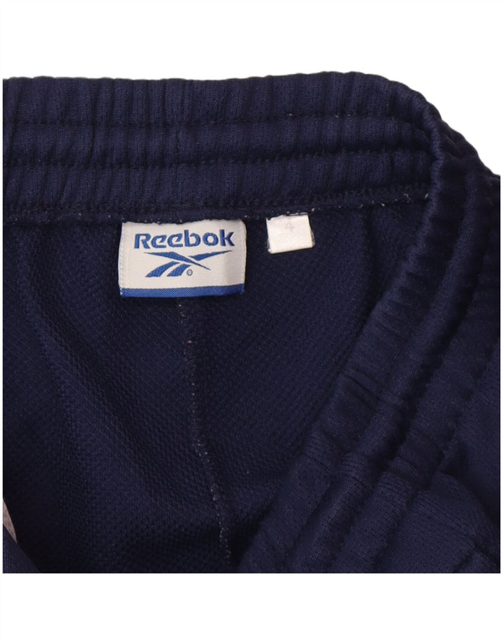 Reebok Herre grafisk træningsdragt Bukser Large Navy Blue Polyester