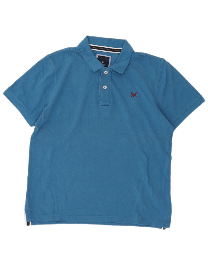 Besætningstøj Herre poloshirt Medium blå bomuld