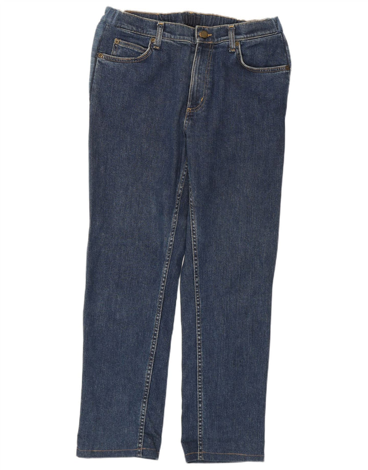 Lee Mens Brooklyn Straight Jeans W31 L28 Blå Bomuld