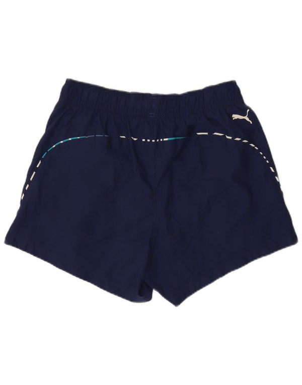 Puma Herre grafiske sportsshorts Medium marineblå polyester