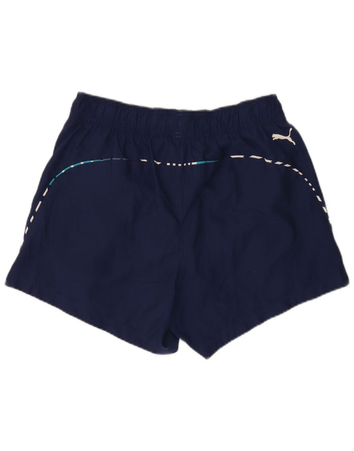 Puma Herre grafiske sportsshorts Medium marineblå polyester