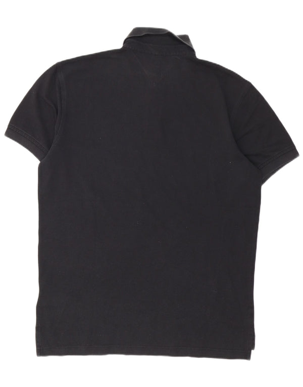 Tommy Hilfiger Herre poloshirt Stor sort bomuld
