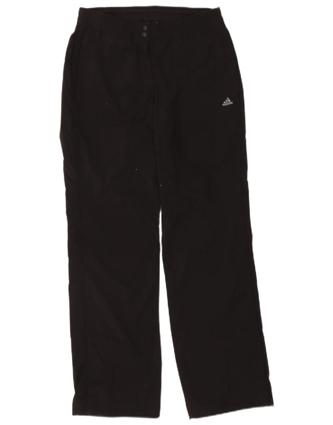 Adidas Womens Climalite træningsdragt Bukser UK 10 Small Black Polyester