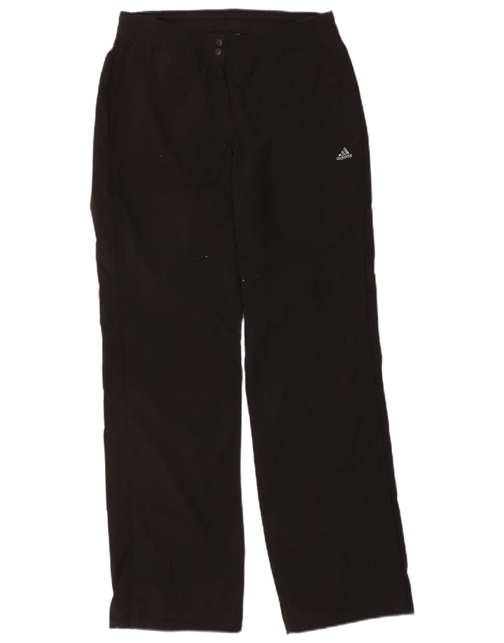 Adidas Womens Climalite træningsdragt Bukser UK 10 Small Black Polyester