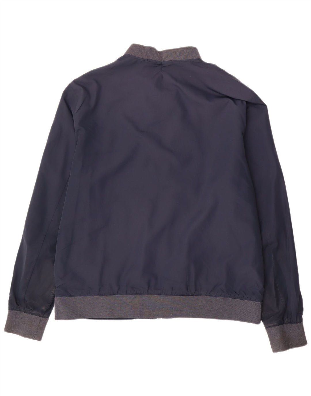 Marks & Spencer Herre Bomber Jacket UK 40 Large Navy Blue Polyester