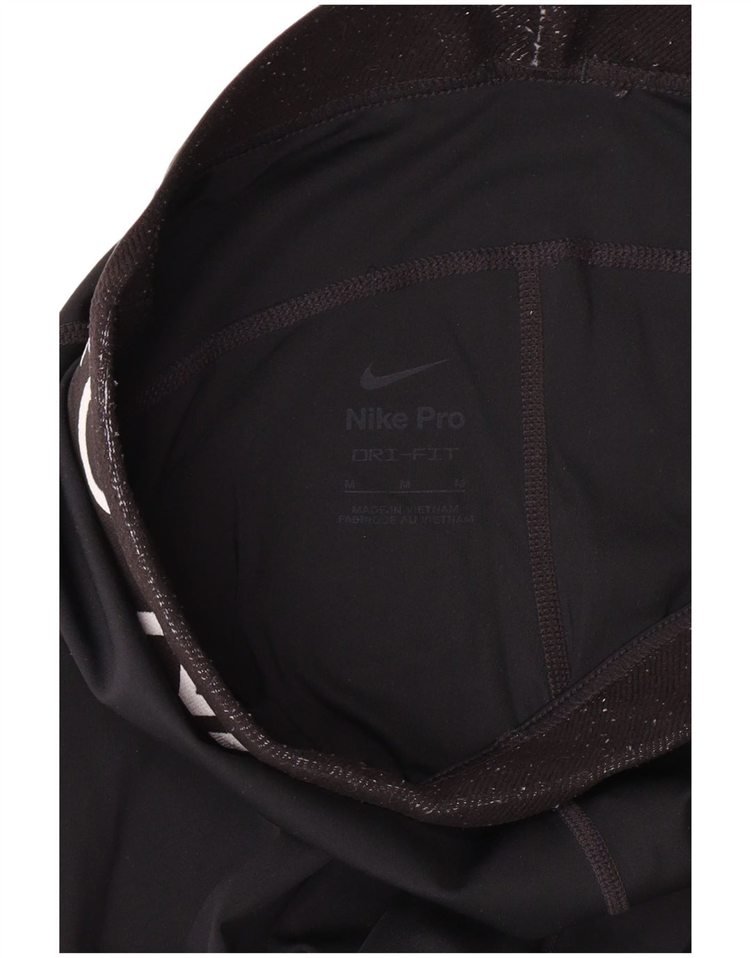 Nike Dame Dri Fit Grafiske Leggings UK 12 Medium Black Polyester Sports