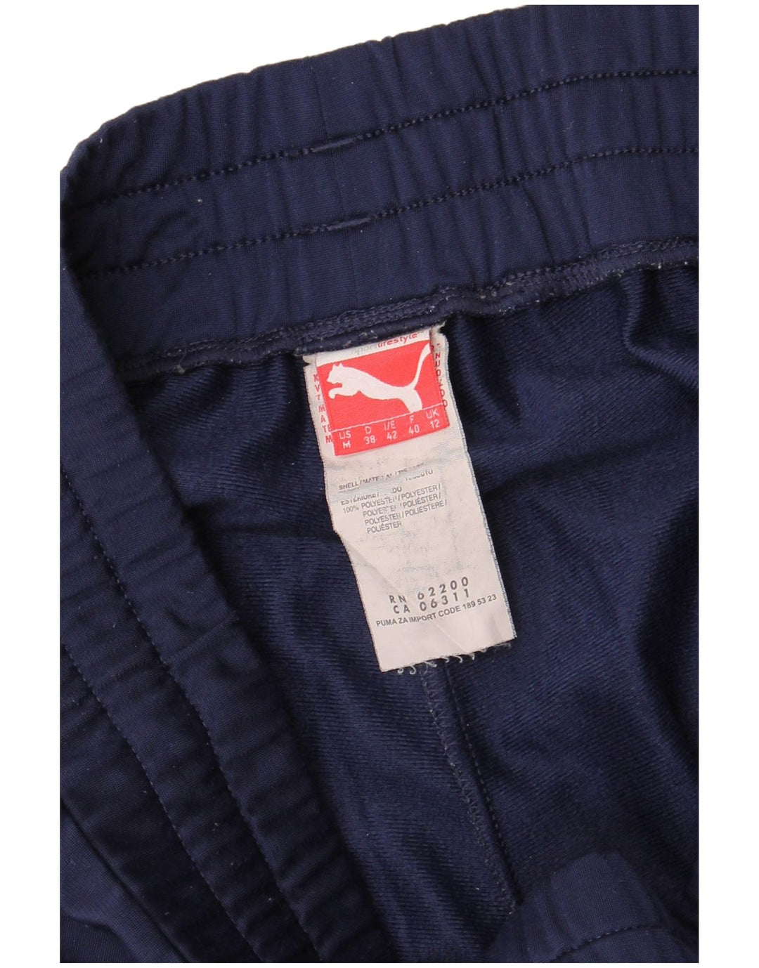 PUMA træningsdragt til kvinder Joggers UK 12 Medium Navy Blue Polyester