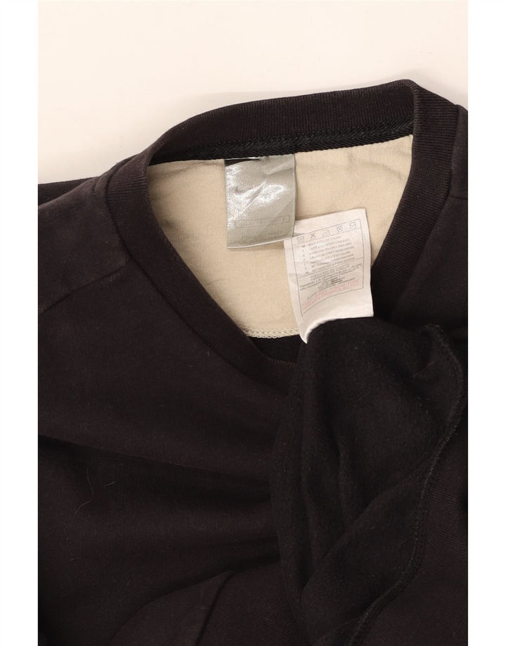 NIKE Womens Sweatshirt Jumper UK 10 Small Black Cotton Vintage Nike and Second-Hand Nike from Messina Hembry 
