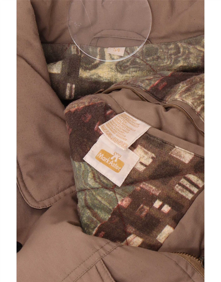 Mark Astor Herre Polstret Jakke IT 54 2XL Beige Polyester