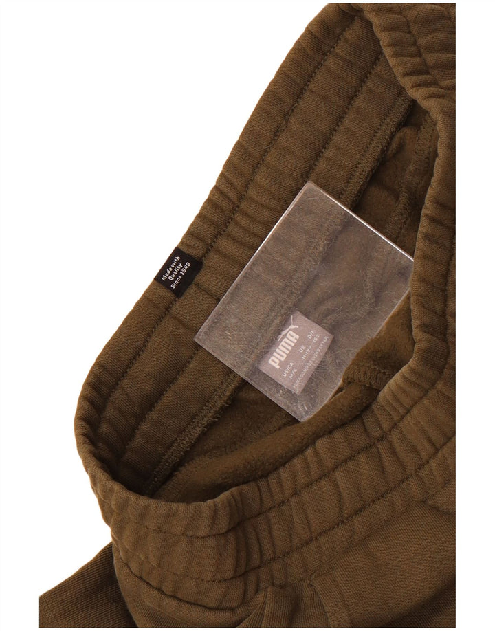 Puma Drenge Træningsdragt Bukser Joggers 11-12 år Khaki Polyester