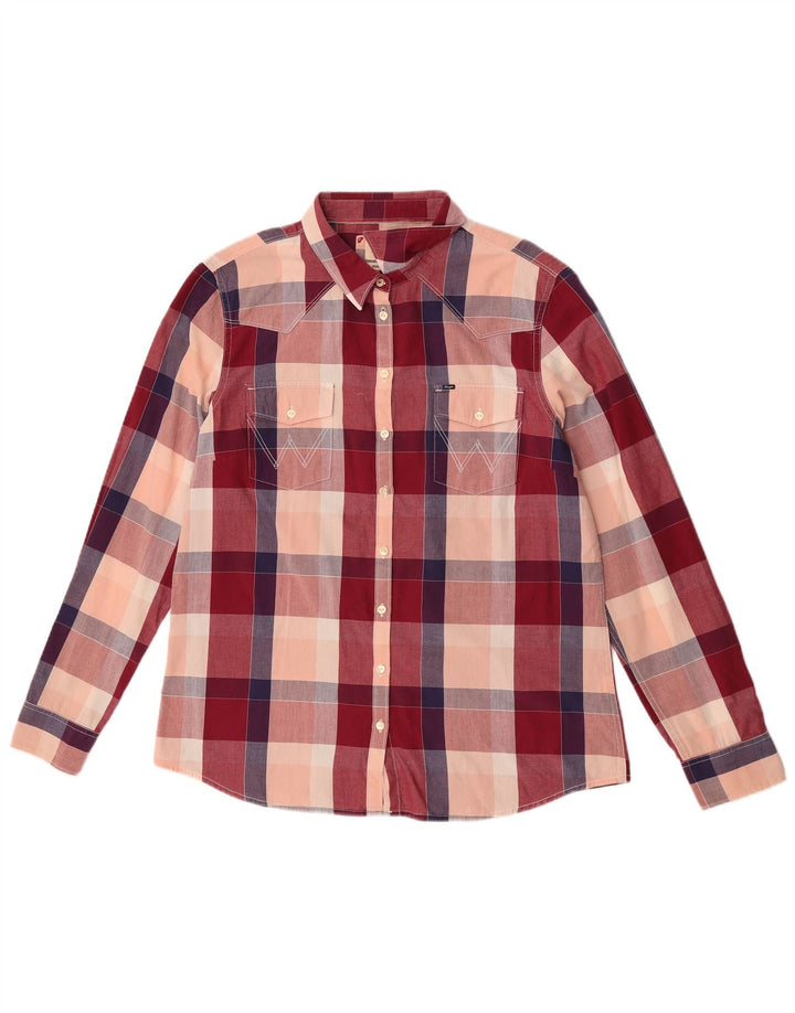 Wrangler Womens Regular Fit skjorte UK 18 XL Flerfarvet ternet bomuld