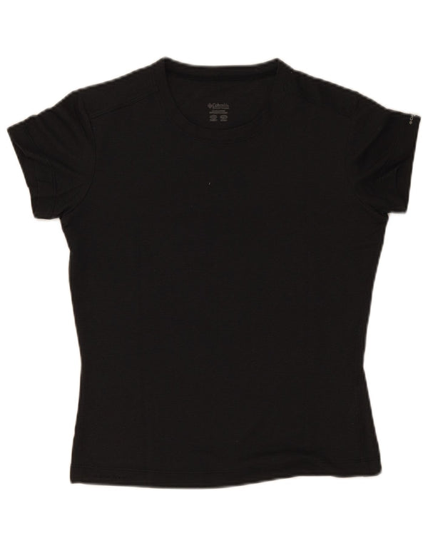 Columbia T-Shirt Top UK 12 Medium Sort Polyester