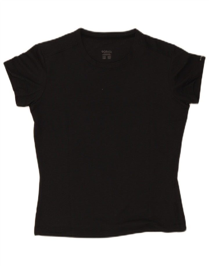 Columbia T-Shirt Top UK 12 Medium Sort Polyester