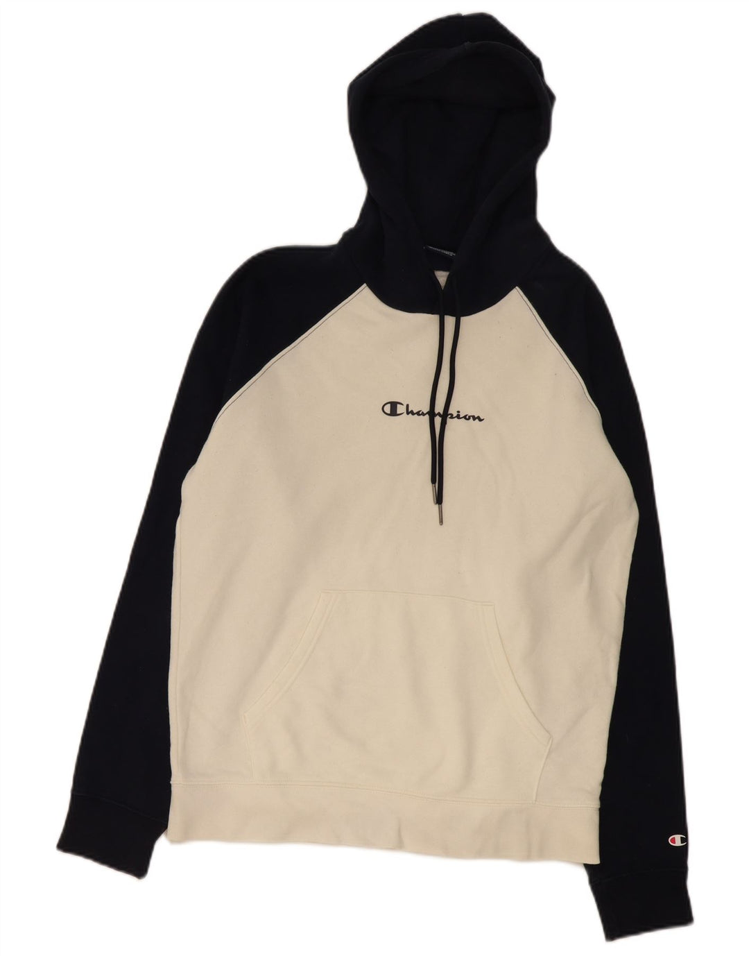 Champion Herre hættetrøje Jumper Medium White Colourblock Bomuld
