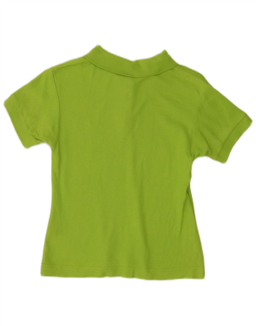 Fila Womens Crop Polo Shirt UK 12 Medium Green Bomuld