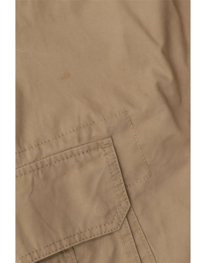 Benetton Herre Cargo Shorts IT 46 Small W32 Beige Bomuld