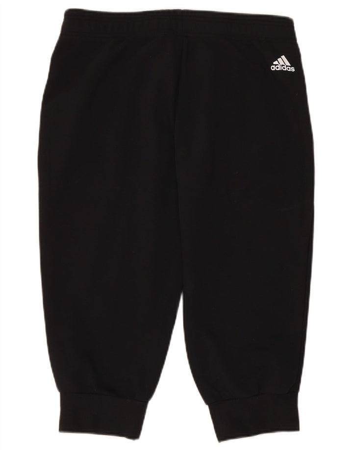 ADIDAS grafiske træningsdragtbukser til kvinder, joggere UK 12/14 Medium Black