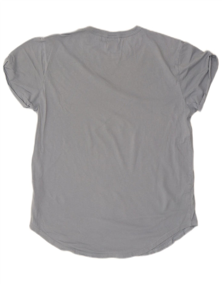 G-STAR Womens T-Shirt Top UK 14 Medium Blue Cotton