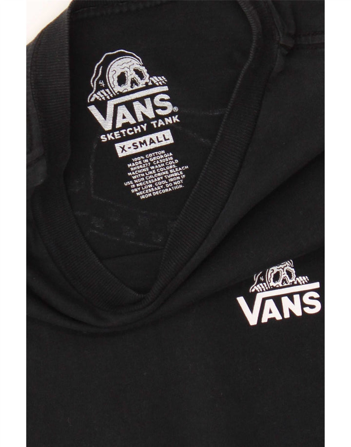 Vans Herre grafisk T-shirt Top XS Sort bomuld
