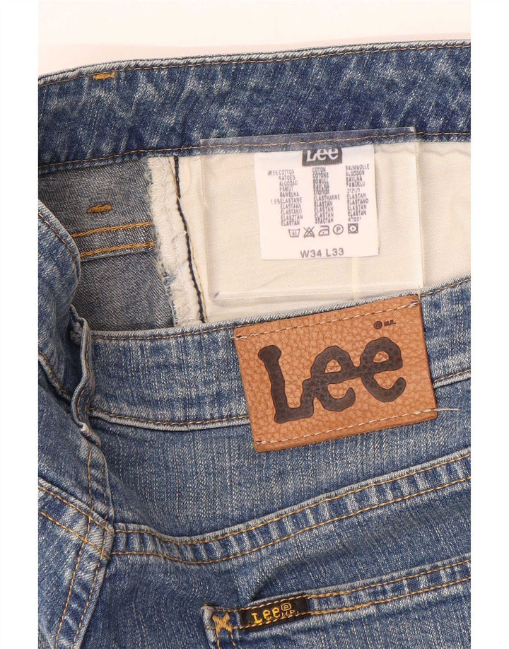 Lee Herre Bootcut Jeans W34 L33 Blå Bomuld