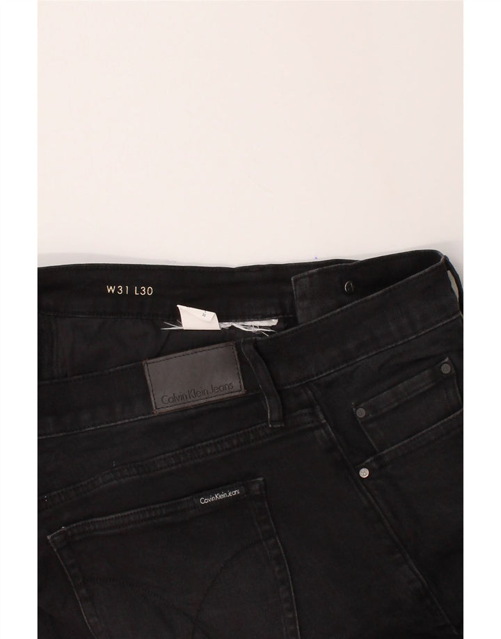 CALVIN KLEIN Womens Slim Jeans W31 L26 Black Cotton Vintage Calvin Klein and Second-Hand Calvin Klein from Messina Hembry 