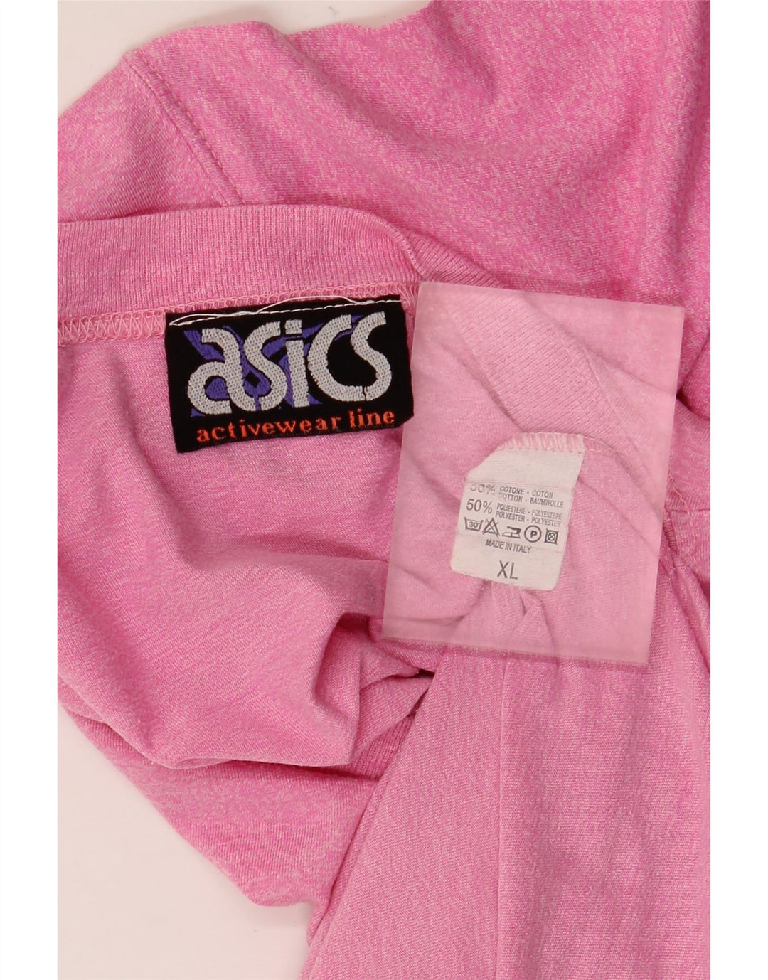 Asics Herre Grafisk T-Shirt Top XL Pink Bomuld