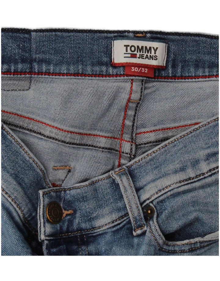 Tommy Hilfiger Herre Skinny Jeans W32 L32 Blå