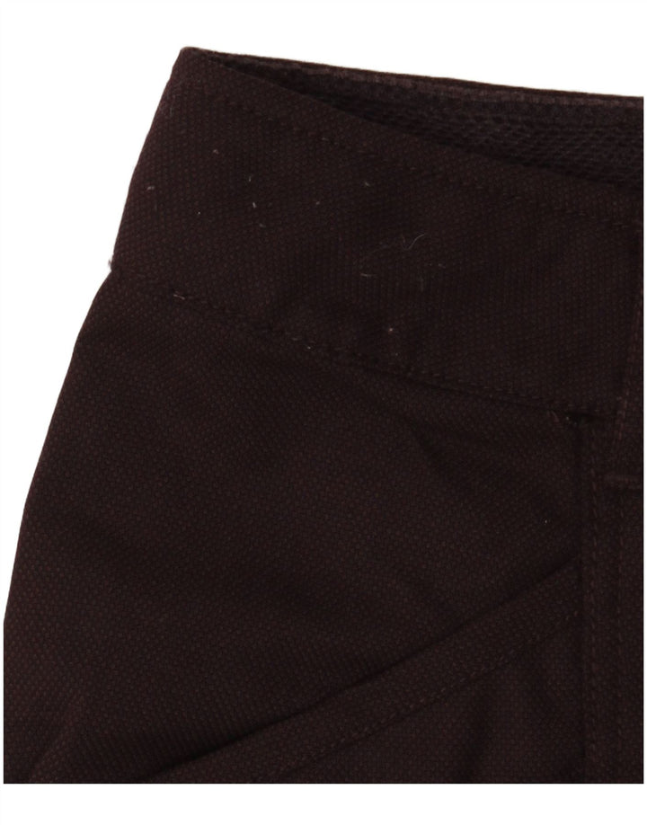 DIESEL Kvinder Højtaljede Casual Shorts W28 Medium Brun Uld
