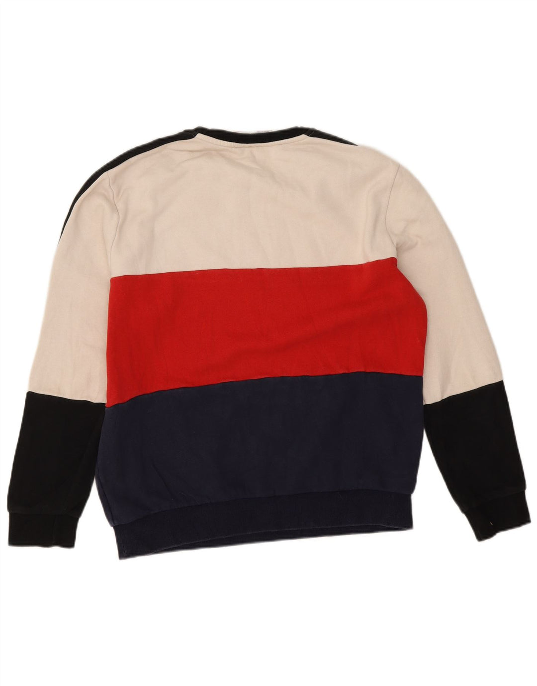 Fila Herre grafisk sweatshirt Jumper Lille flerfarvet Colourblock Bomuld