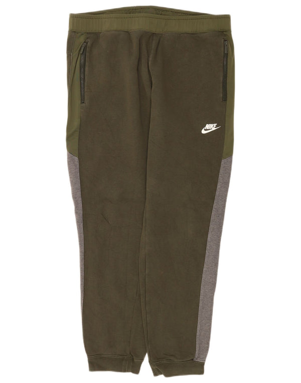 Nike Træningsdragt bukser til mænd Joggers XL Khaki Colourblock Bomuld