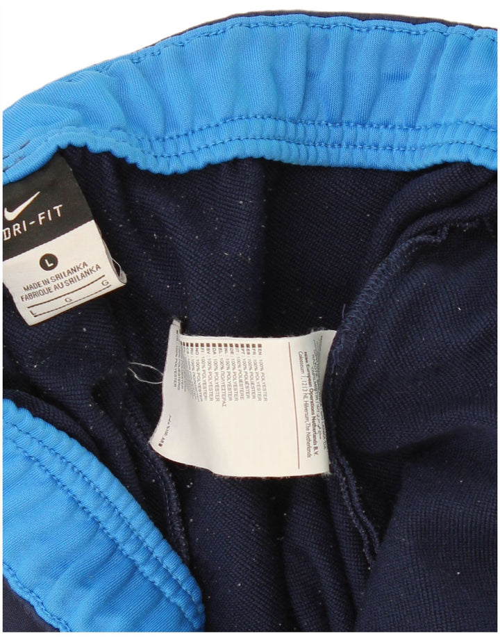 NIKE Dri Fit træningsdragt bukser til mænd, store marineblå polyester