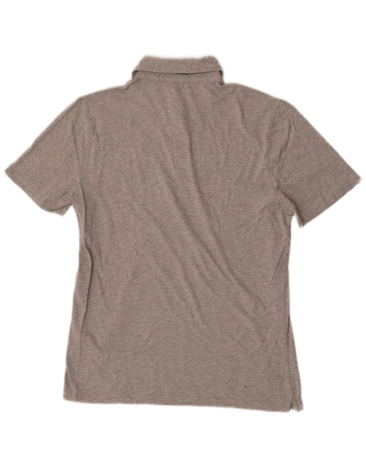 Reiss Polo Shirt til mænd, lille grå flækket bomuld