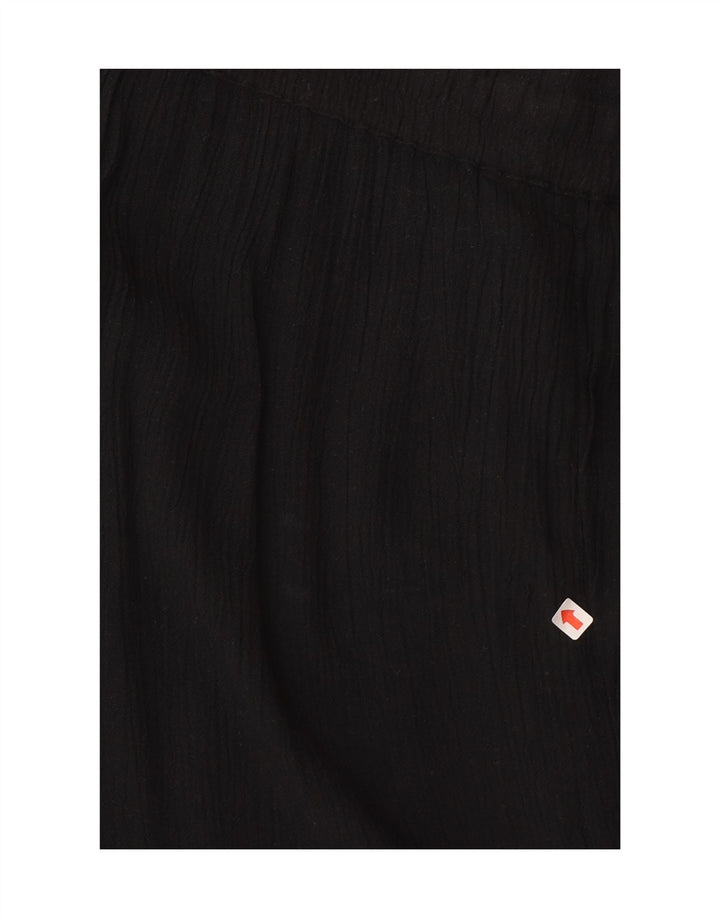Marks & Spencer Kvinder Casual Shorts UK 16 Large W38 Black Viscose