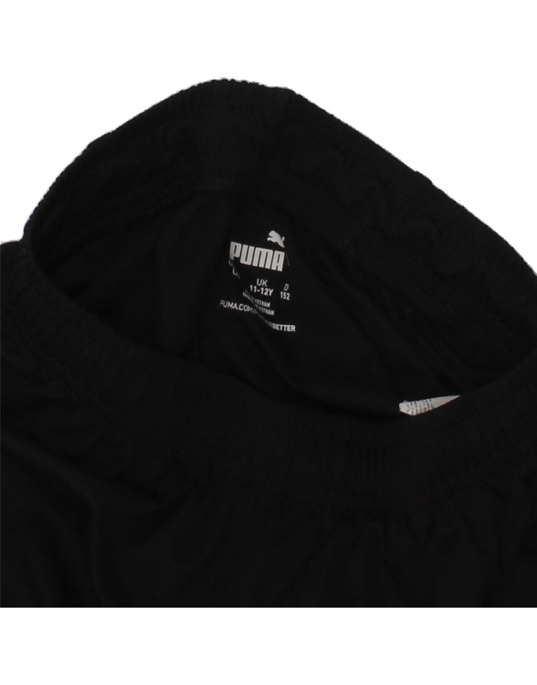PUMA Boys Graphic Sport Shorts 11-12 Years Navy Blue Polyester Vintage Puma and Second-Hand Puma from Messina Hembry 