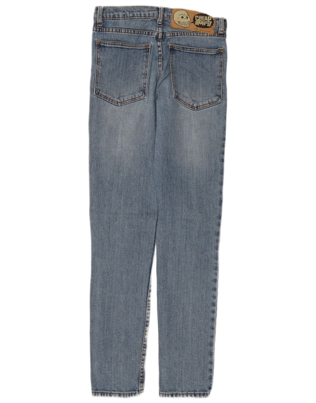 BILLIG MANDAG Herre Slim Jeans W28 L32 Blå Bomuld